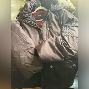 Woman’s DKNY brown coat 2XL